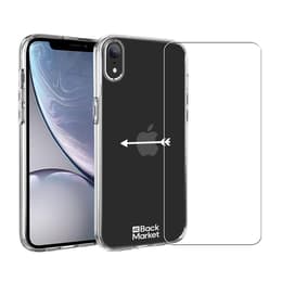 Back Market Capa iPhone XR e película de proteção - 60% Plástico reciclado - Transparente