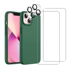 Capa iPhone 13 e 2 películas de proteção - Silicone -