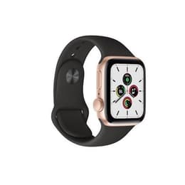 Apple Watch Series SE 1 (2020) GPS 44 mm - Alumínio Dourado - Bracelete desportiva Preto