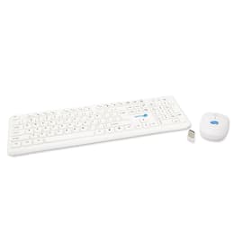 Simpletek Teclado QWERTY Nórdico Sem fios M&K NORDICA SWE NO DK FI Kit Mouse and Keyboard