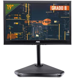 19-inch Aoc 185LM00013 1366 x 768 LCD Monitor Preto