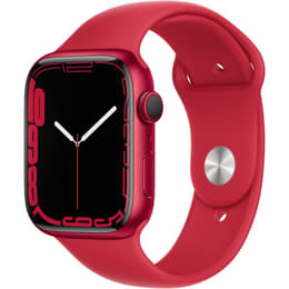 Apple Watch Series 7 (2021) GPS 45 mm - Alumínio Vermelho - Bracelete desportiva Vermelho