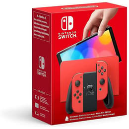 Switch OLED Edição Limitada Super Mario Red + No