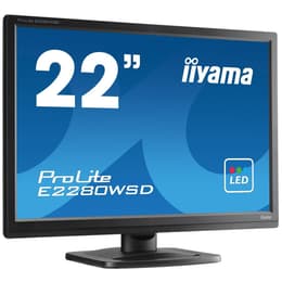 22-inch Iiyama ProLite E2280WSD 1680 x 1050 LCD Monitor Preto