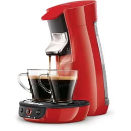 Cafeteira de Expresso de Cápsula Compatível com Senseo Philips HD7829/83 0,9000L - Vermelho