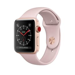 Apple Watch Series 3 (2017) GPS 38 mm - Alumínio Rosa - Bracelete desportiva Rosa