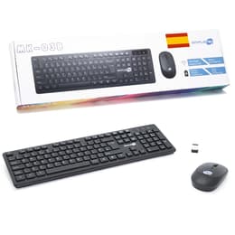 Simpletek Teclado QWERTY Espanhol Sem fios MK-03B