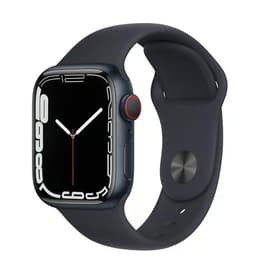 Apple Watch Series 7 (2021) GPS + Celular 45 mm - Alumínio Midnight - Bracelete desportiva Midnight