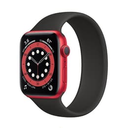 Apple Watch Series 7 (2021) GPS + Celular 41 mm - Alumínio Vermelho - Bracelete desportiva Preto