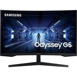 32-inch Samsung Odyssey G5 C32G55TQBU 2560 x 1440 LCD Monitor Preto