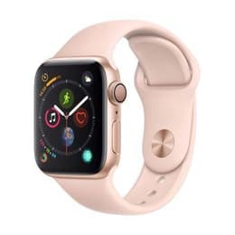 Apple Watch Series 4 (2018) GPS + Celular 40 mm - Alumínio Dourado - Bracelete desportiva Rosa